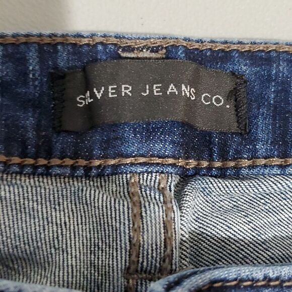 SILVER Aiko dark wash 31x31 slim boot cut jeans - Picture 6 of 8